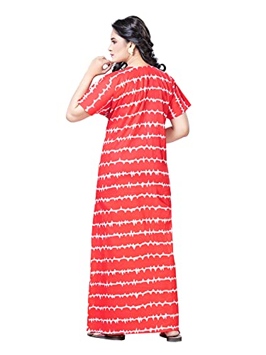 Image of PNAEONG Women Cotton Maxi Sleepwear