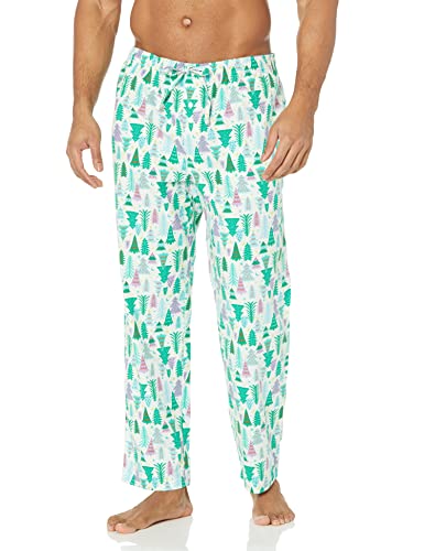 Image of Amazon Essentials Men's 100% Cotton Flannel Sleep Pant, Relaxed Fit Lounge Pants with Elastic Waist and Drawstring