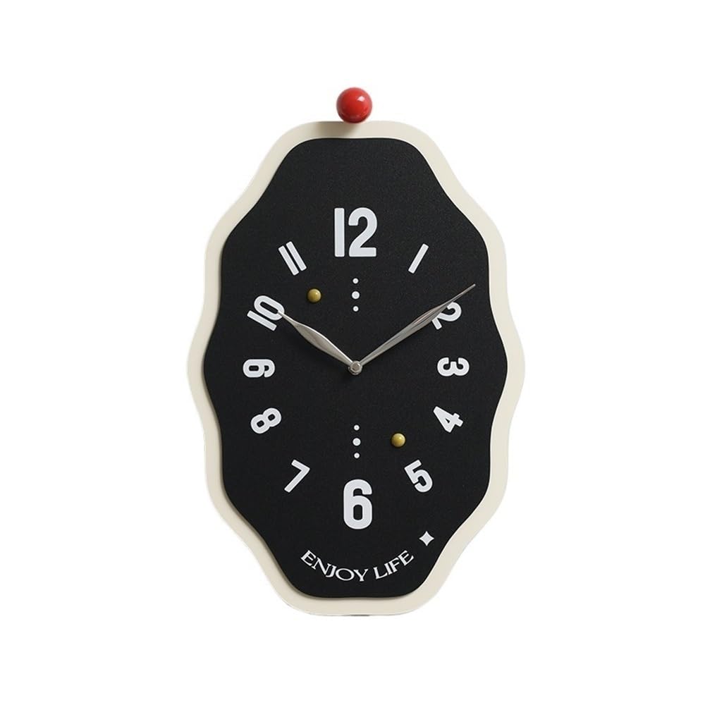 Horloge murale silencieuse pour bureau et chambre, pendule moderne sans tic-tac