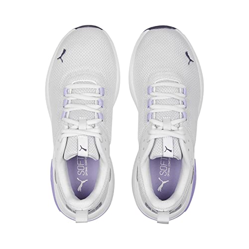 Image of PUMA Men's Low-Top Sneaker, Feather Gray Purple Charcoal Vivid Violet, 4