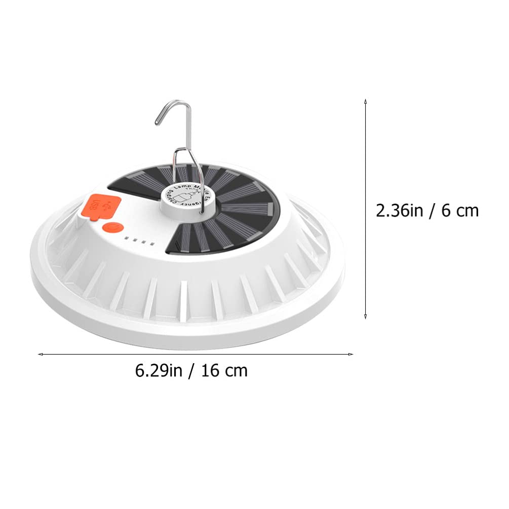 Latarnia kempingowa, latarnia kempingowa LED lampa słoneczna oświetlenie namiotu z hakiem wisząca lampa awaryjna do awaryjnego domu Camping piesze wycieczki