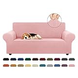 KEKUOU Stretch Loveseat Sofa Cover Slipcover,Couch Covers for 2 Cushion Couch Sofa (55"-79") Furnitu