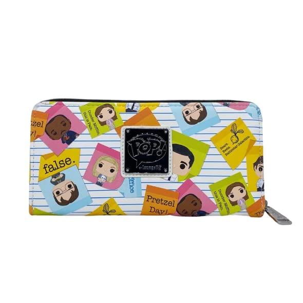 Loungefly Exclusive The Office Sticky Notes Zip Around Wallet3