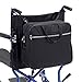 Wheelchair Side Bag, Wheelchair Armrest Pouch Organizer Bag, Backpack Bag Large Capacity, Arm Rest Storage Accessories for Your Cup,Coat,Mobility Devices. Fits Manual, Powered or Electric Wheelchairs