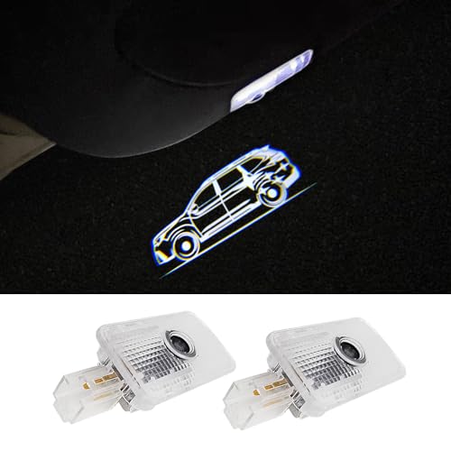 LED Car Door Logo Lights Courtesy Projector Laser Welcome Light Puddle lamp 2 pcs Compatible with Forester Outback Legacy Car Accessories (Ascent 03, Ascent)