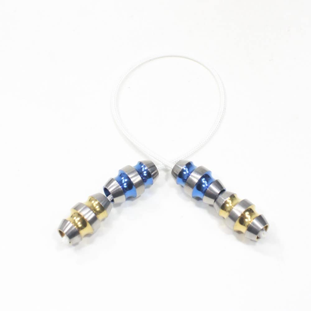 Zeekio Titanium Mardi Gras Begleri - Skill Toy (Blue/Yellow)