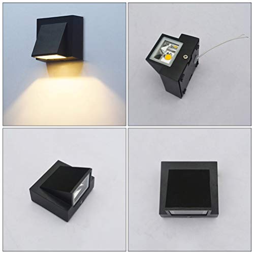 Mobestech Ao Ar Livre Luz Da Parede LEVOU Arandela Lâmpada de Parede À Prova D' Água Super Brilhant