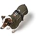 HUNTER Hundemantel NORDBY, Farbe: Oliv, wasserabweisend, warm gefüttert, reflektierend, ideal für Outdoor-Abenteuer, schützt vor Kälte & Nässe, maschinenwaschbar, Größe: 37,5