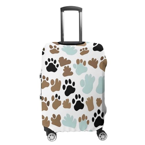 Carry on Luggage Cover Dog Paw Suitcase Covers for Luggages Tsa Approved Travel Luggage Sleeve Protector Elastic Suitcase Protector Anti-Scratch Washable Fits 19-30 Inch Case -XL4