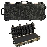 ACEXIER Tactical Storm Safety Hunting Airsoft Long Gun Travel Case Protective Tool Shooting Storage Case 100cm 40 Inch with Pre-Cut Foam (BCP)