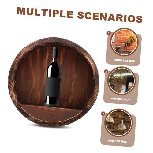 Casier à vin mural en forme de tonneau Mipcase pour bouteilles