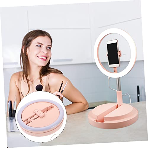 UKCOCO 1 Peça Suporte De Beleza Para Celular Suporte De Anel Suporte De Celular Suporte De Mesa Lâmp
