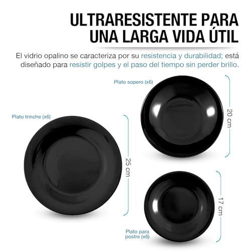 La mejor comparación de Vajilla de vidrio - 5 favoritos. 12 Imagen adicional