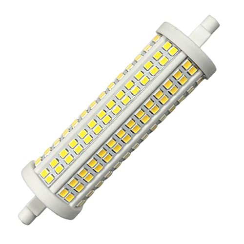 1 Pezzo Lampada Led R7S 118mm Dimmerabile, 20W=250W 2500lm, Diametro 30mm, Angolo Luce 360°, Bianco Neutro 4000K