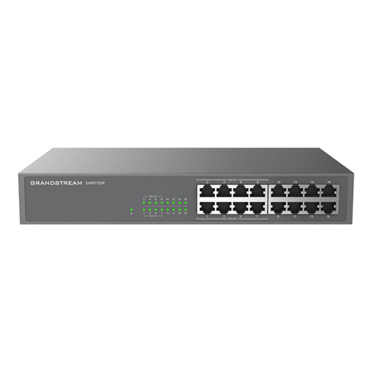 Grandstream GWN7702P conmutador no gestionado de 16 Puertos 8X PoE