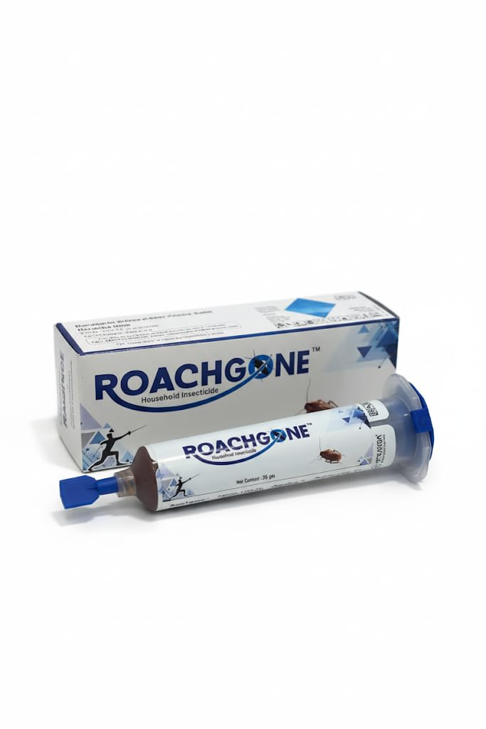 Heranba Roachgone Cockroach Killer – 35g | HACCP Certified Bait for Roach Control | Anti Roach Solution for Kitchen, Cabinets & Bathroom