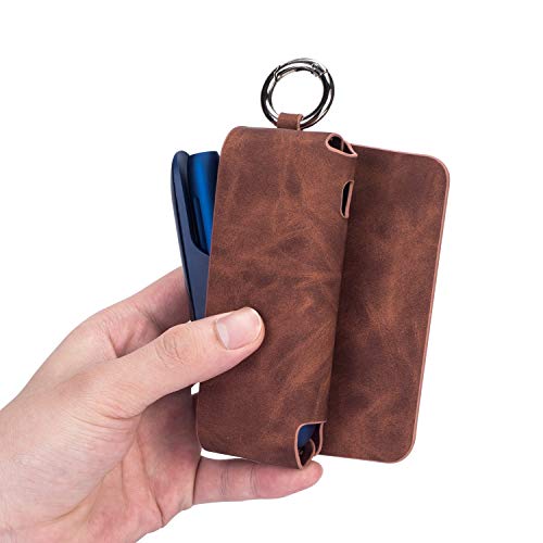 Leather-Case-for-E-Cigarette-Protective-Case-30-Electronic-Cigarette-Pouch-Bag-30-Storage-Carrying-Cover-E-Cigarette-Case-Brown