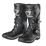 O'NEAL | bottes de motocross | Enduro Motocross | talon ergonomique, semelle extérieure avec insert antidérapant, membrane imperméable et respirante | Bottes Sierra Pro | adulte | Noir | Taille 42