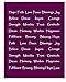 Chanasya Premium Love & Joy Inspiring Gift Throw Blanket - Cozy, Warm and Fluffy Sherpa - Perfect Caring, Uplifting, Thoughtful, Personalized Gift for Peace & Prayer (65x50 inches) Aubergine