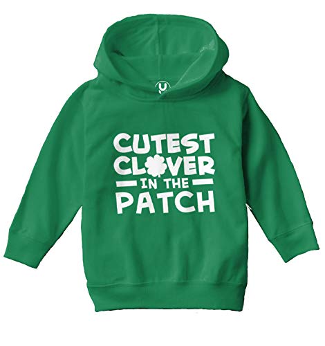 Cutest Clover in The Patch - Shamrock Toddler/Youth Fleece Hoodie