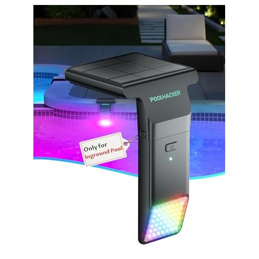 17+Creative Sunken Above Ground Pool Ideas for Your Backyard 4 POOLHACKER Solar Pool Lights Only for Inground Pool【Original】, 10-Color 4-Mode Light Sensing LED, Underwater Lighting with Timer Off, Submersible Lights with Remote, Waterproof Design, 1 Pack