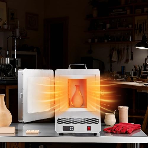 Vevor Forno Di Fusione Elettrico, 1650 W Forno Elettrico Digitale Con Temperatura Massima 1200 ℃, Per Fusione A Cera Persa, Argilla Fai Da Te, Ricottura Dei Metalli, Cottura Della Ceramica - 8