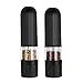 TEJEN 2 PCS Molinillo de Sal, Pimienta y Especias Eléctrico con grueso ajustable y ventana visible, Molino de Moledor de Cerámica