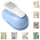 Briefmarken Stanzer,Quadratischer Lochstanzer,2.9×2.4cm,Tragbarer Briefmarkenform Papierstanzer,Manuelle Bastelstanzer,Creative Motivstanzer für Scrapbooking,Papierbasteln,Kartenherstellung,Etiketten