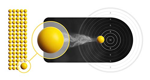 Wearable4U .68 Caliber Rubber Balls New Reusable Training Soft Rubber Balls For Paintball Guns (100 Rounds, Yellow X 100) #TOP1