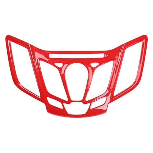 内装装飾 Compatible With Ford For Fiesta 2009 2010 2011 2012 2013 2011 2012 2013 センターコントロール CD プレーヤー パネル フレーム トリム カバー ステッカーに対応(Style