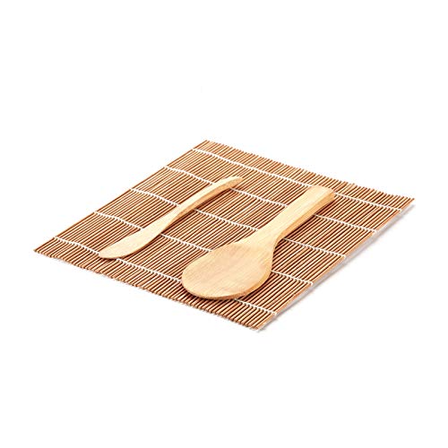 Kit de confecção de sushi, aparelho de sushi caseiro para amantes de comida, incluindo 1 colher, 1 l
