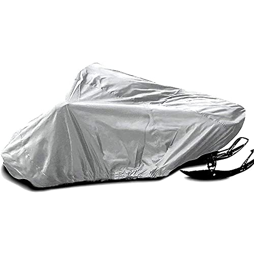 Snowmobile Cover Ucare Upgraded 420D Fabric And Waterproof Snow Machine Sled Cover With Waterproof Strip Snowmobile Storage Cover Fits Up To 145” (Grey, 145" L X 51" W X 48" H(368*130*121Cm)) #TOP7