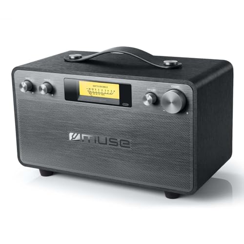 Récepteur Muse M-670 BT au design élégant en acier et finitions noires haut de gamme