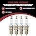 Tune Up Kit with NGK BPR6EFS spark plugs distributor cap, rotor and spark plug Wires Mercruiser 3.0L LX Replaces 811635Q2 816761Q14
