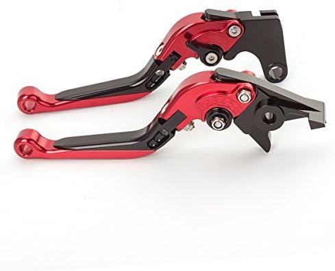 Miniatura 47 de FXCNC Billet Folding Extendable Adjustable Brake Clutch Levers Compatible with Raptor YFM660 01-04, TTR125L/LE/LW 00-16, Banshee 350 02-06