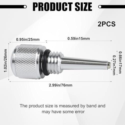 Hbxdeco Vareta magnética de óleo 55201 para geradores inversores, vareta de óleo magnética de gerado