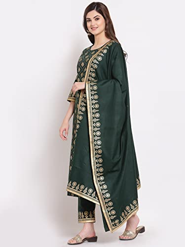 Image of ANNI DESIGNER Women Kurta with Palazzo & Dupatta