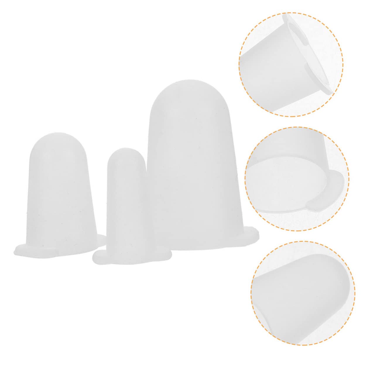 Toyvian Coperture per Ugello da Pasticceria in Silicone 6 Pezzi