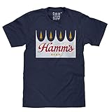 Hamm's Beer Logo on Navy | Soft Touch Tee-x-large