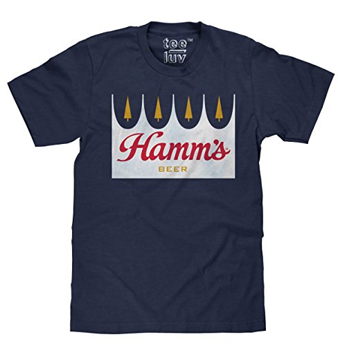 Hamm's Beer Logo on Navy | Soft Touch Tee