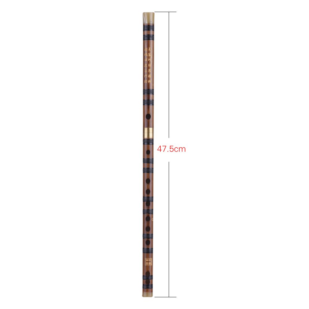 Btuty G-Schlüssel-Flöte Dizi Bitter-Bambus steckbar traditionell handgefertigt chinesisches Musikinstrument Holzblasinstrument Tonart G Studienstufe professionelle Aufführung