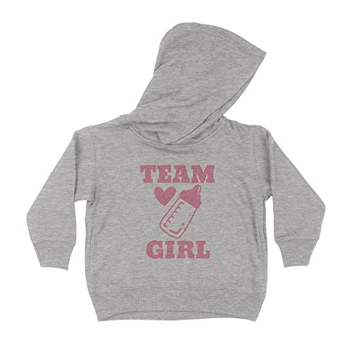 Baby Team Girl Kids Hoodie Sweatshirt Toddler 5T Heather Grey