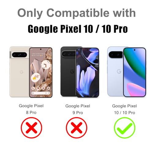 Image of Magnetic Case for Google Pixel 10 /10 Pro [Compatible with Magsafe] [Cute Fashion Fluorescent Design] Shockproof Slim Translucent Matte Case for Pixel 10 /10 Pro 6.3 inch, Desert