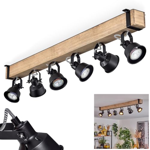 Plafonnier design industriel pour illuminer chaleureusement le salon