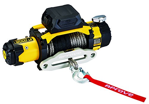 Winch Eléctrico D12000 SR 12000 LBS con Cuerda Sintética miniatura 3