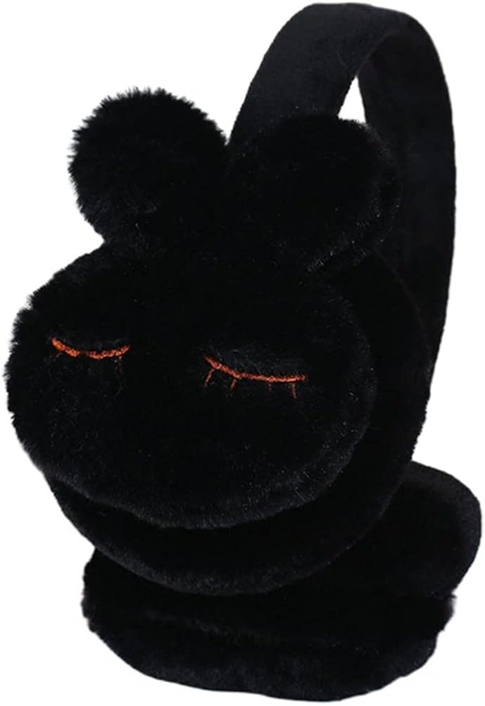 SLATIOM Cute Earmuffs Lovely Winter Warm Earmuffs Girls Plush Rabbit Earcap Kids Ear Cover Protector Earmuff Headband (Color : A, Size : One Size) : Clothing, Shoes & Jewelry