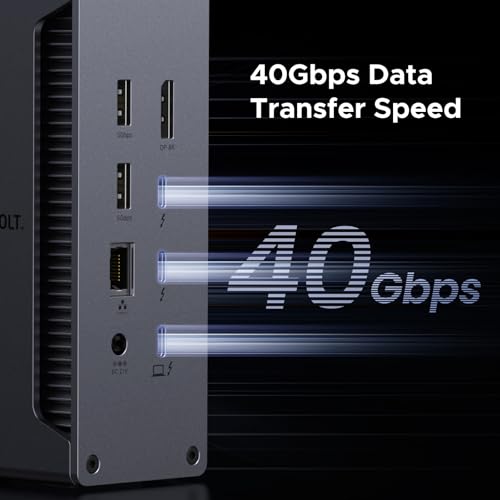 UGREEN 13-in-1 Thunderbolt 4 Docking Station, Dual 4K@60Hz, 2.5G Ethernet - image 5