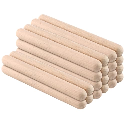 FUNSUEI 20 Stücke 20cm Klanghölzer, Klangholz Instrument Set...