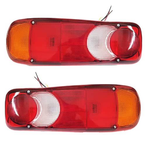 2 x arrière Queue restauration lumières 12 V 24 V pour camion Châssis Camion Remorque caravane