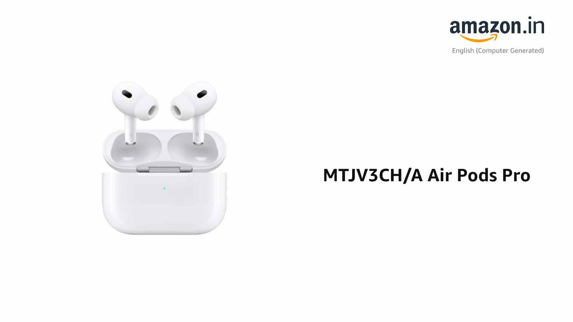 Watch MTJV3CH/A Air Pods Pro on Amazon Live